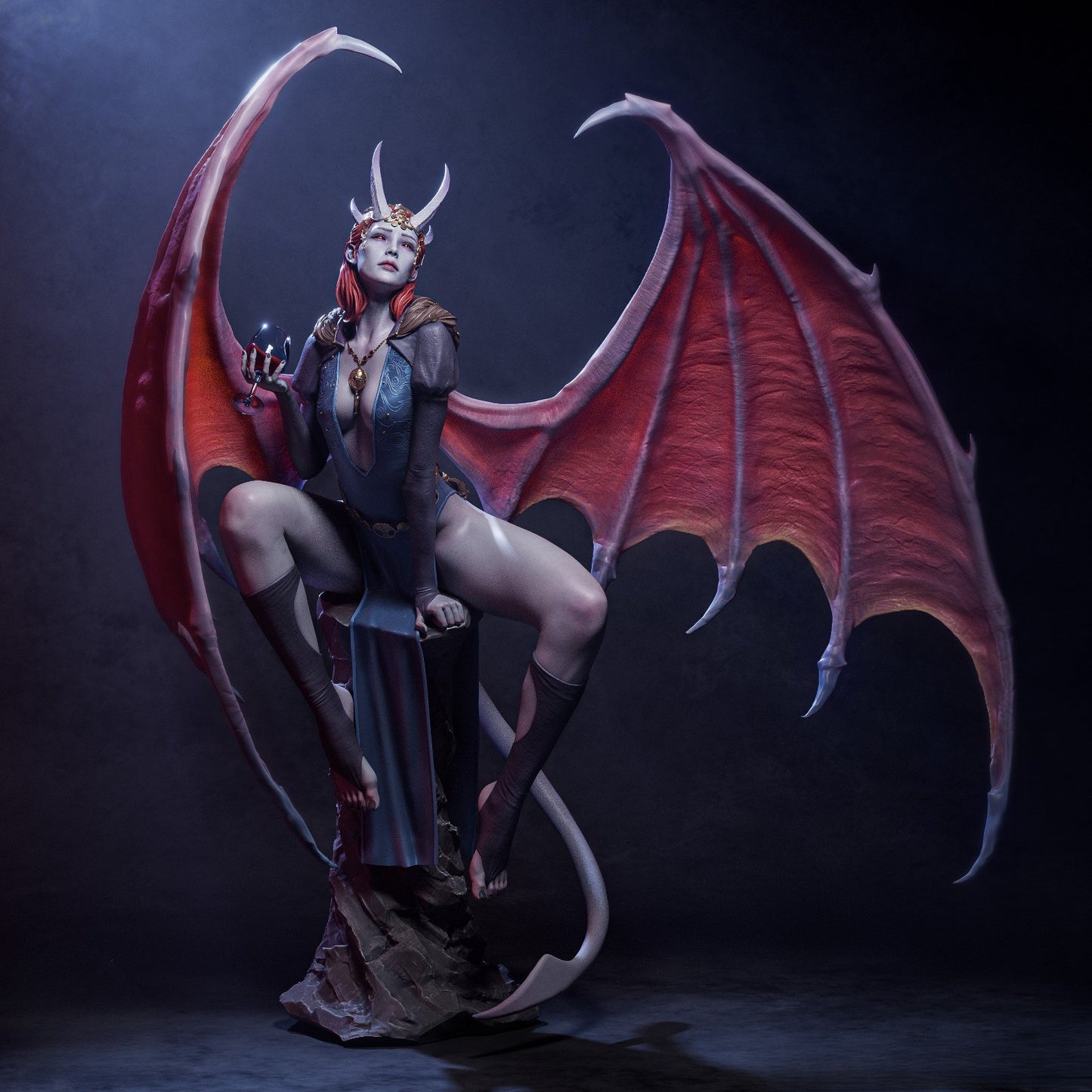 Mizora - The Fiendish Devil from Baldur's Gate 3 - 3D Resin 16k Print