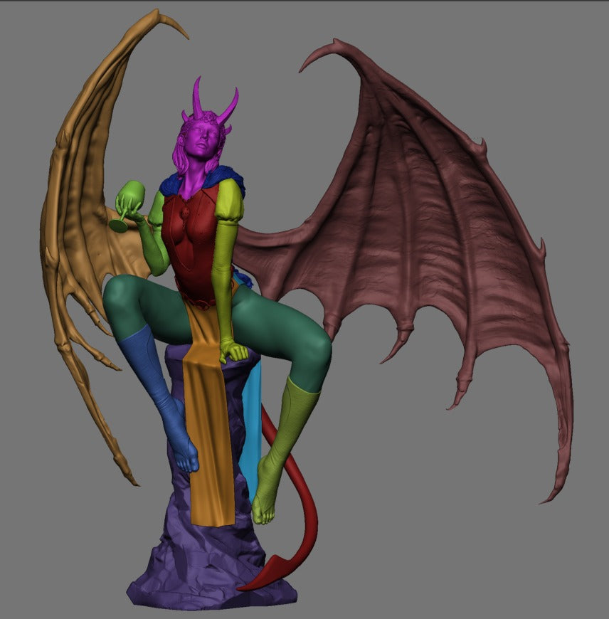Mizora - The Fiendish Devil from Baldur's Gate 3 - 3D Resin 16k Print