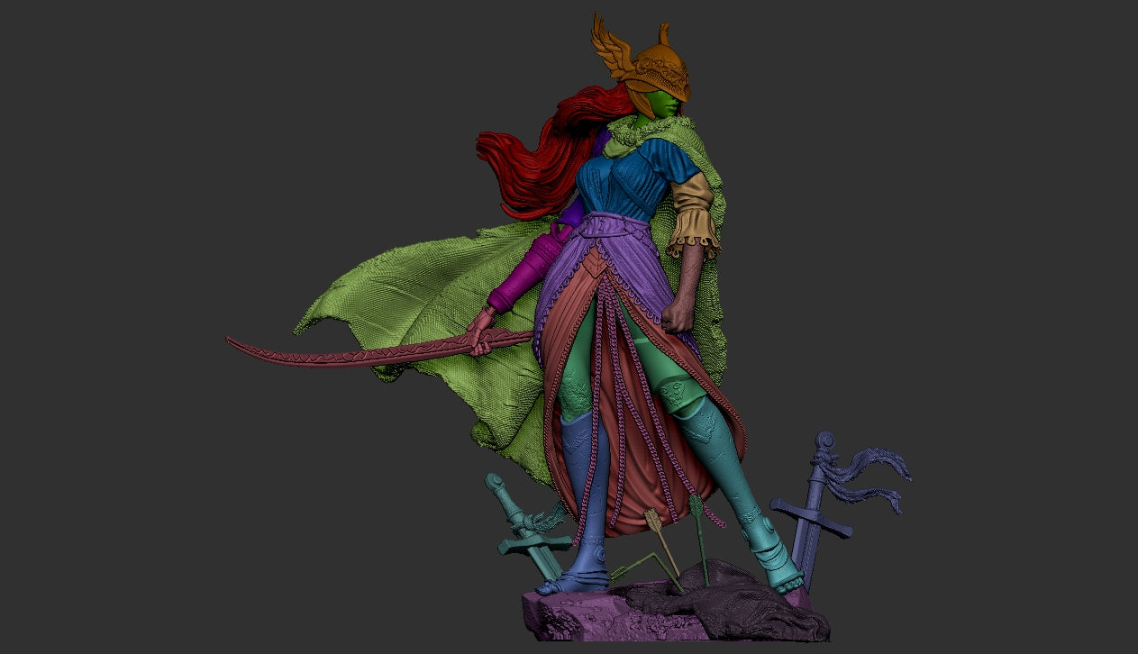Malenia - Goddess of Rot - 3D Resin 16k Print