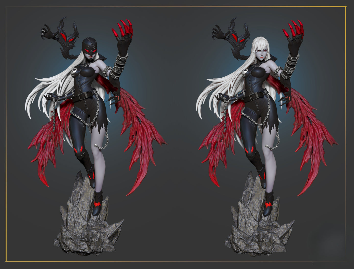 Lady Devimon - The Dark Queen of Digimon - 3D Resin 16k Print