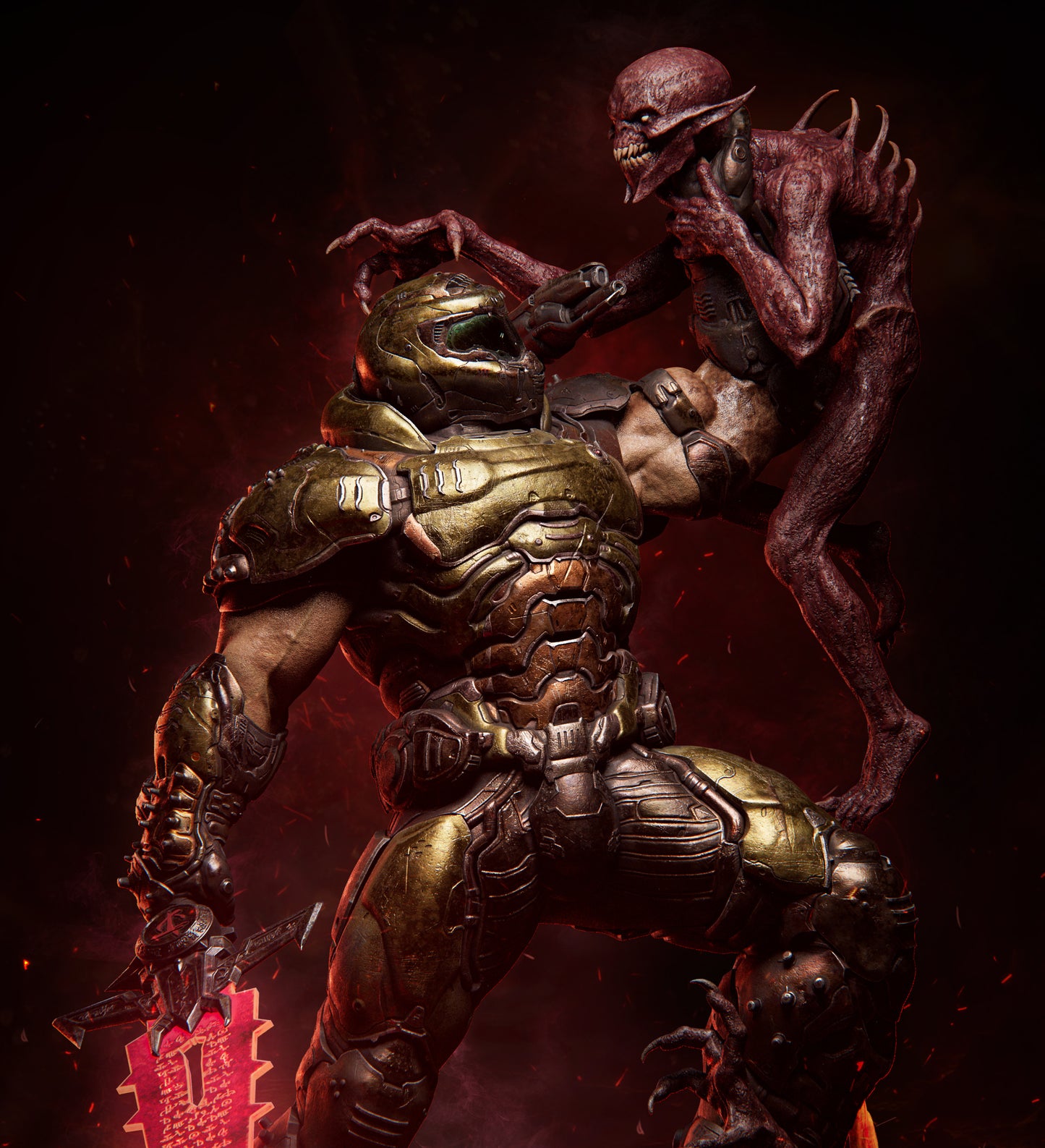 Doom Slayer - Doom - 3D Resin Print 16K Detail