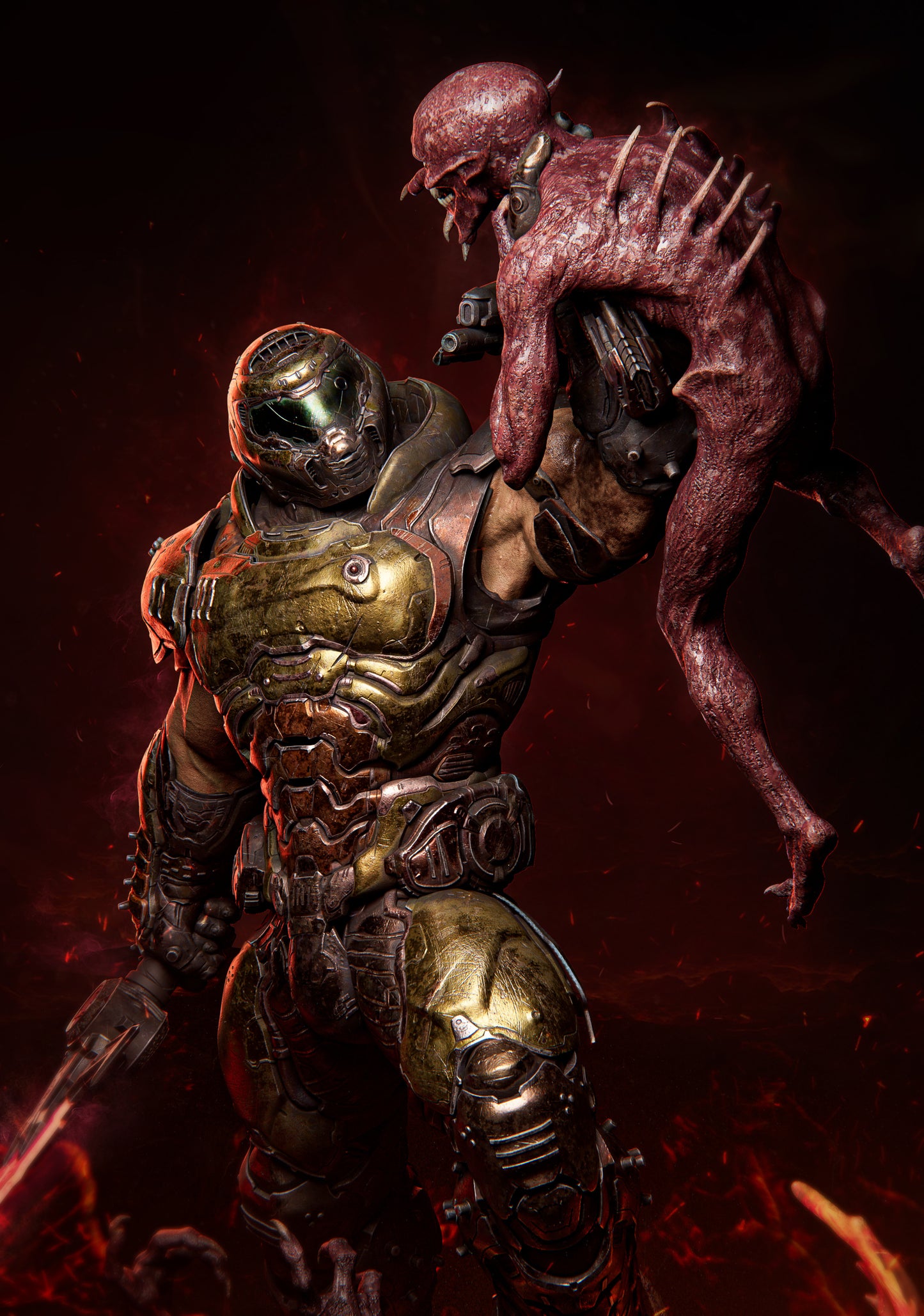 Doom Slayer - Doom - 3D Resin Print 16K Detail