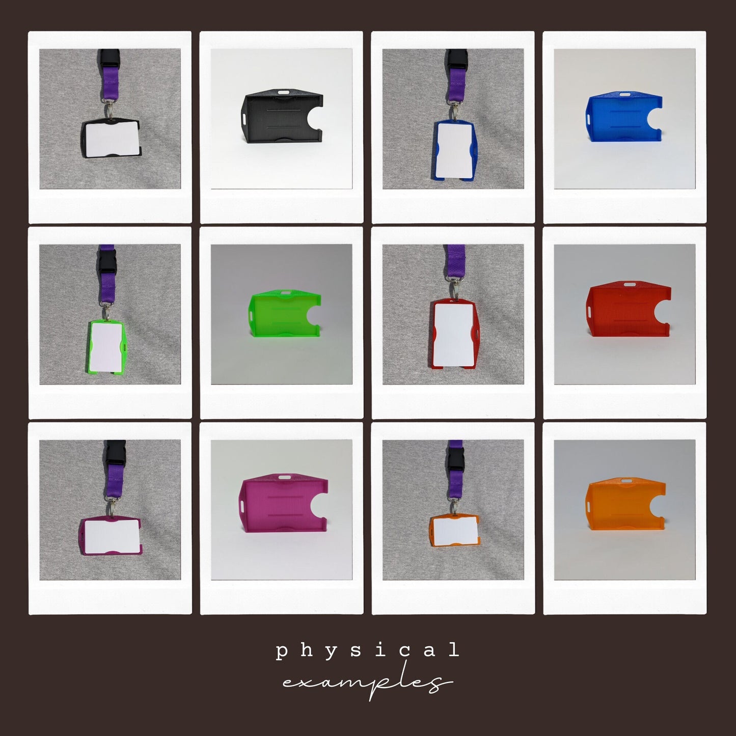 Double-Sided Badge Holder STL File