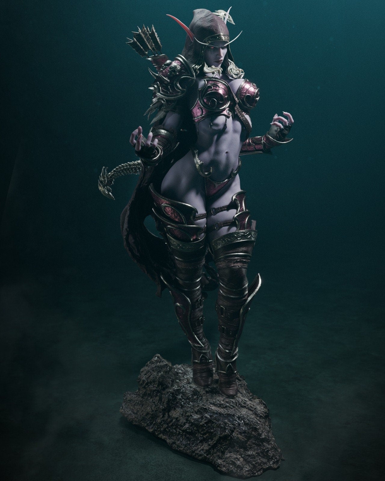 Sylvanas - The Banshee Queen from World of Warcraft - 3D Resin 16k Print