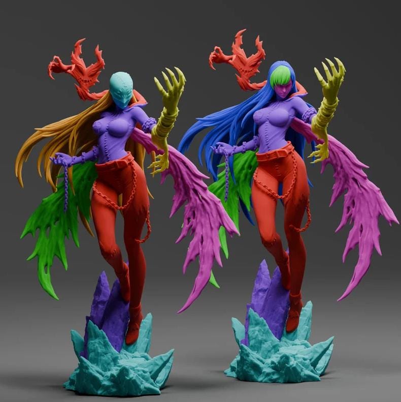 Lady Devimon - The Dark Queen of Digimon - 3D Resin 16k Print