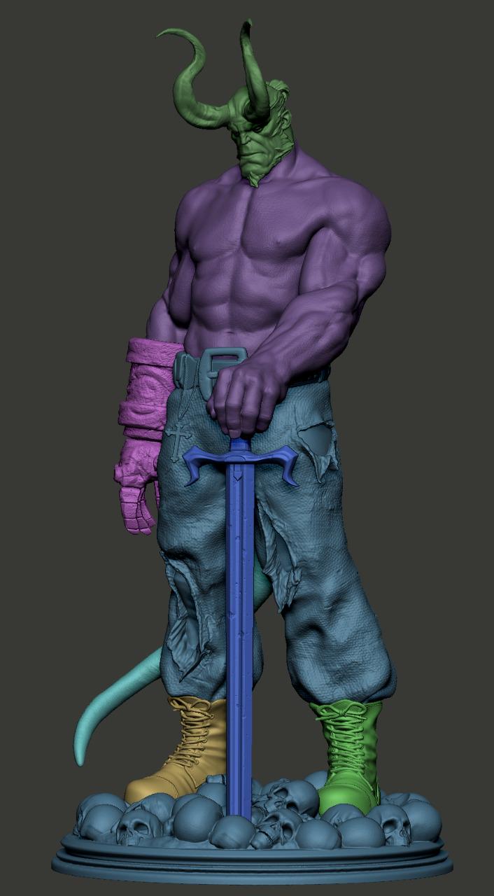 Anung Un Rama - The Right Hand of Doom from Hellboy - 3D Resin 16k Print