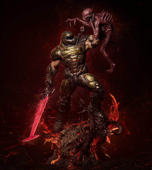 Doom Slayer - Doom - 3D Resin Print 16K Detail