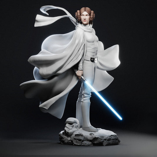 Princess Leia - The Rebel Leader from Star Wars - 3D Resin 16k Print