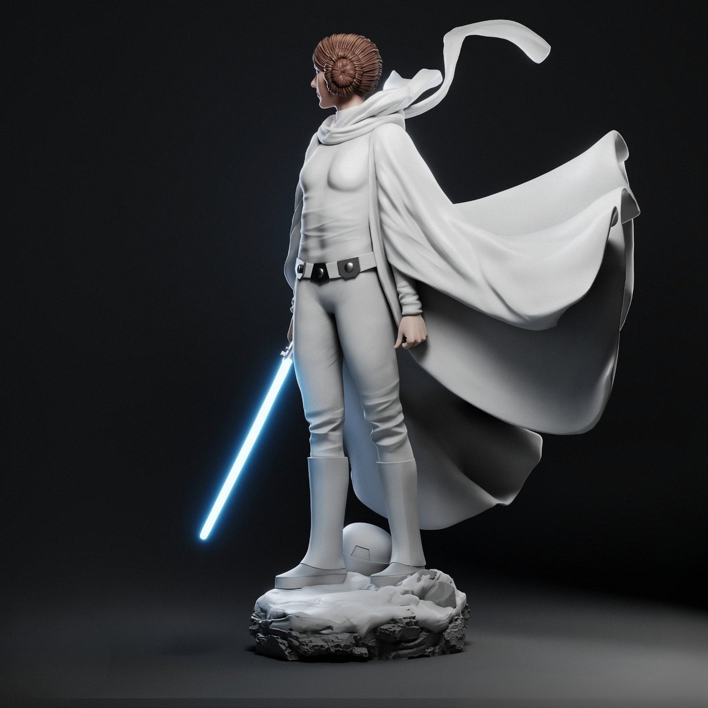Princess Leia - The Rebel Leader from Star Wars - 3D Resin 16k Print