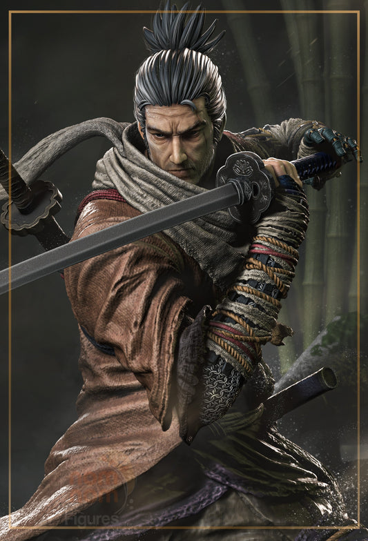 Sekiro - The One Armed Wolf from Sekiro: Shadows Die Twice - 3D Resin 16k Print