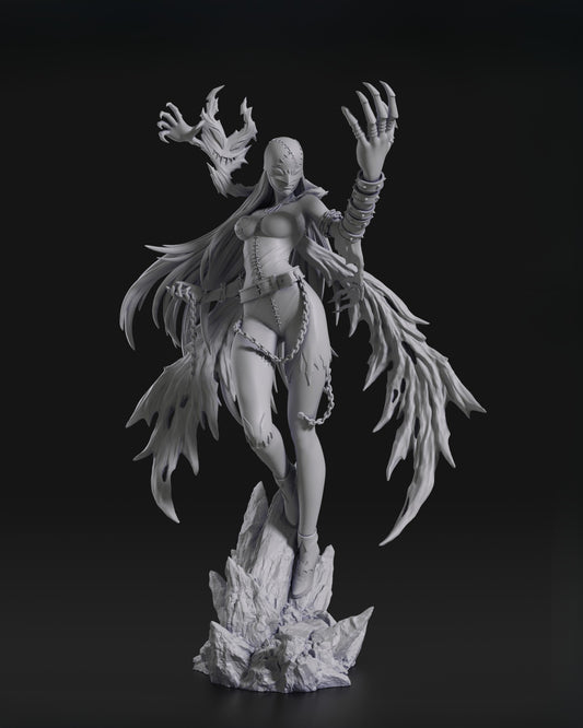 Lady Devimon - The Dark Queen of Digimon - 3D Resin 16k Print