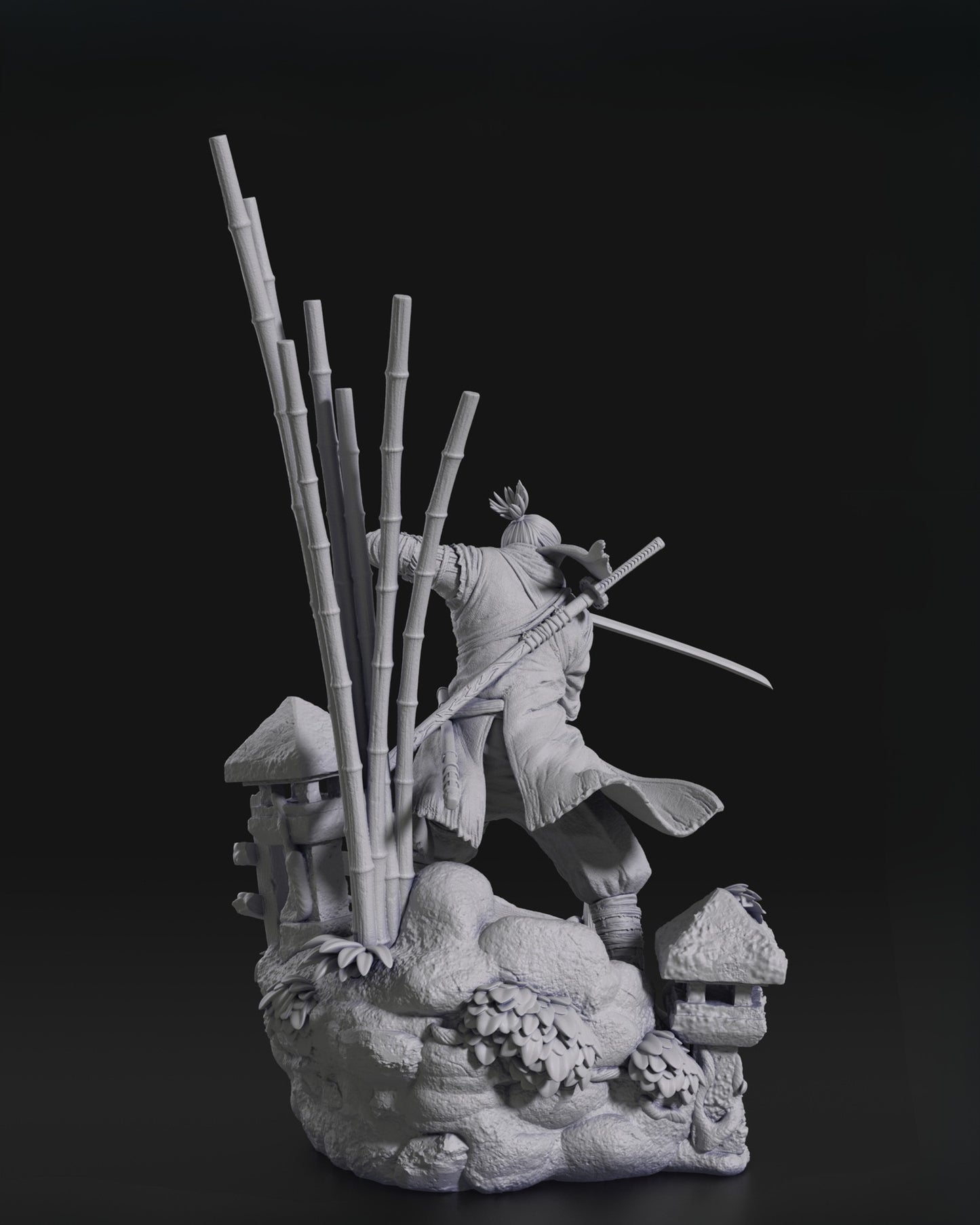 Sekiro - The One Armed Wolf from Sekiro: Shadows Die Twice - 3D Resin 16k Print