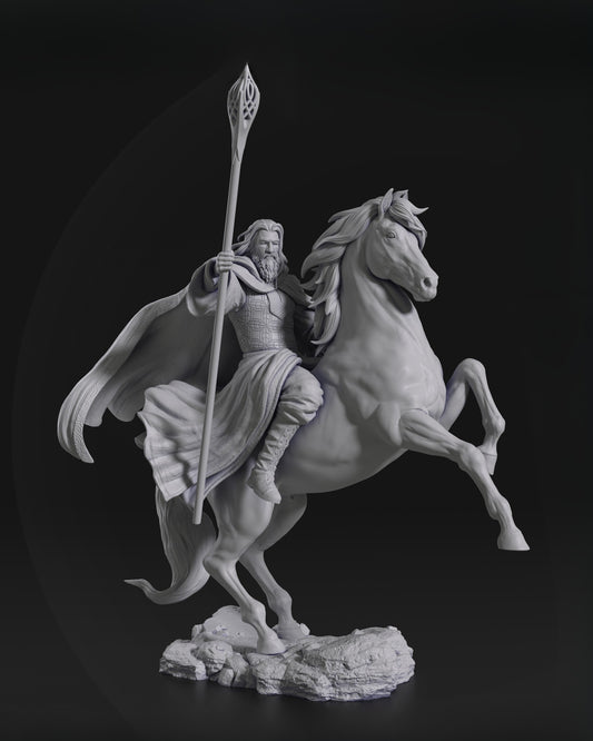 Gandalf the White x Shadowfax - The Lord of the Rings - 3D Resin 16k Print