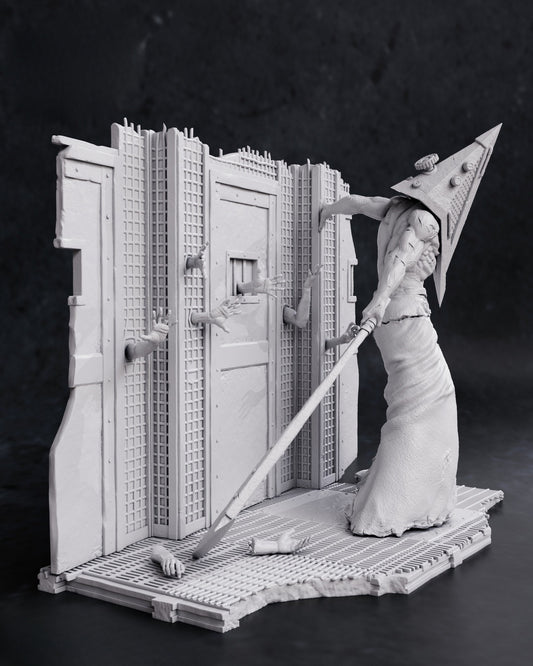 Pyramid Head - Silent Hill - 3D Resin 16k Print