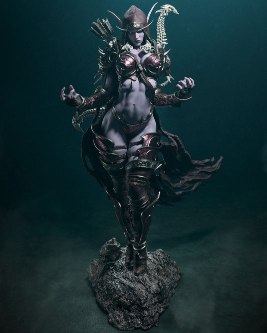 Sylvanas - The Banshee Queen from World of Warcraft - 3D Resin 16k Print