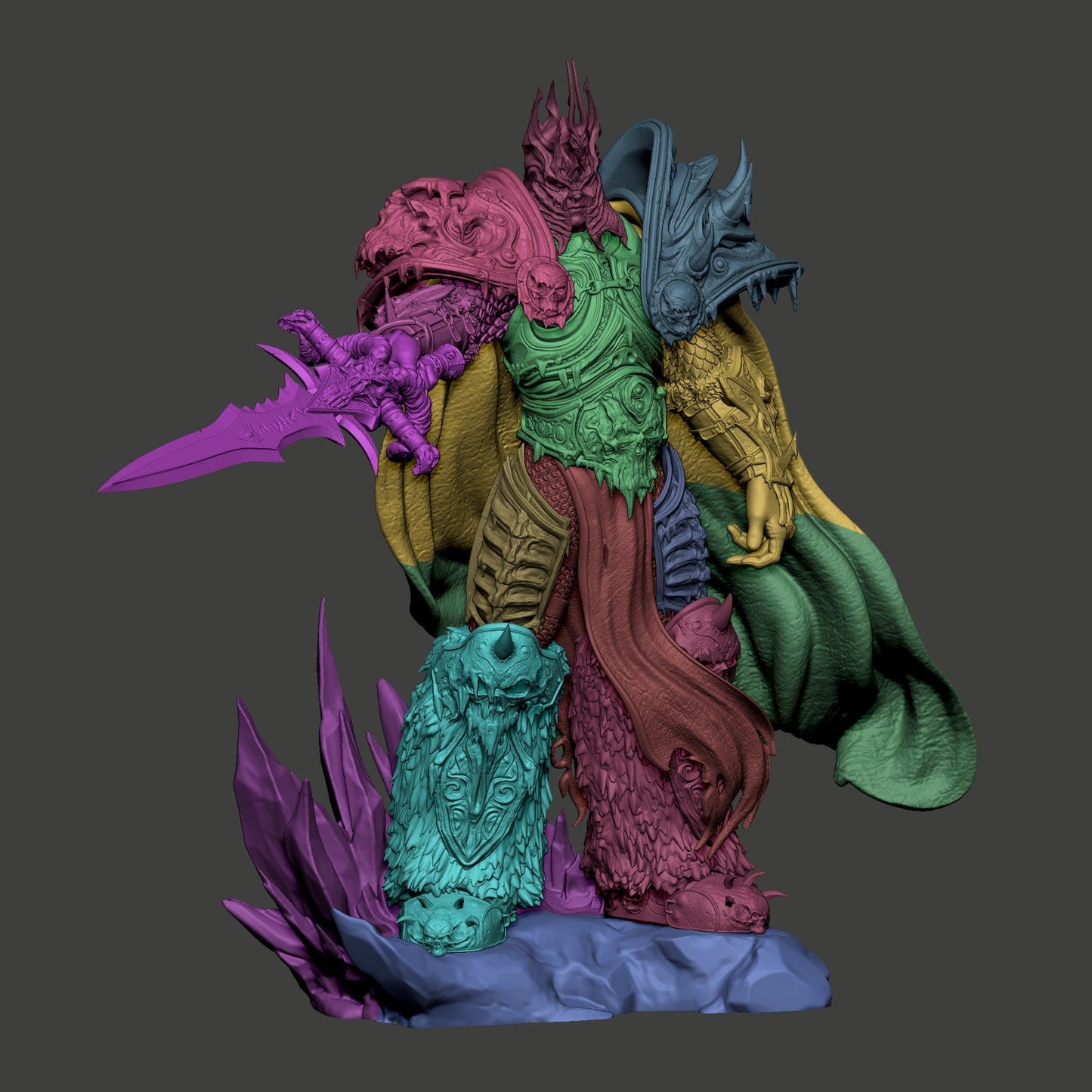 Lich King - World of Warcraft - 3D Resin 16k Print